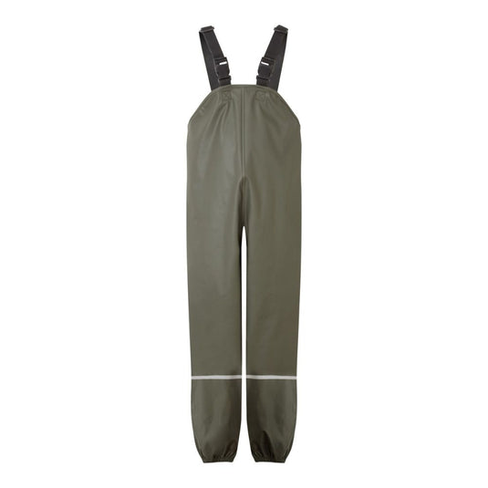 Fort | Kids Splashflex PU Waterproof Bib n Brace | Olive Green - Fishing Trousers