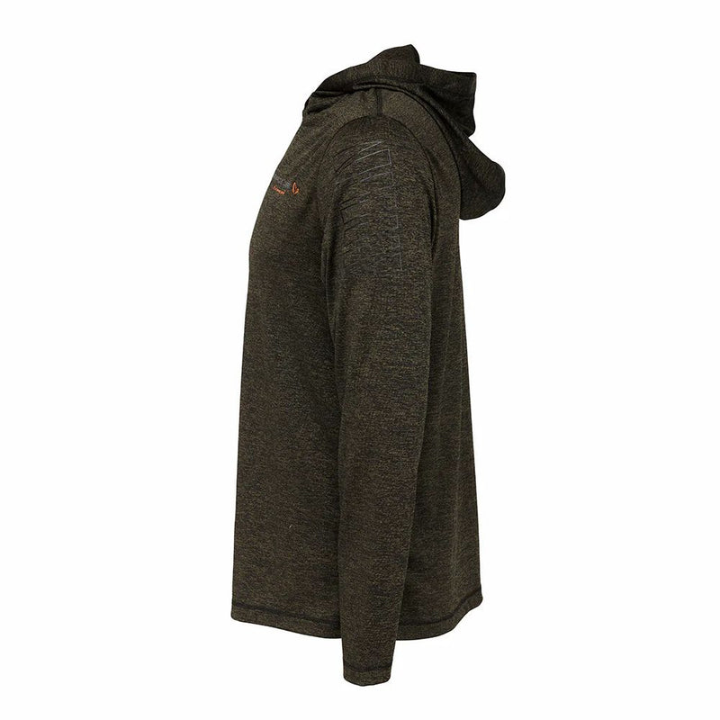 Load image into Gallery viewer, Savage Gear | Fighter Stretch Hoodie | Burnt Olive Melange - Fishing Jumpers