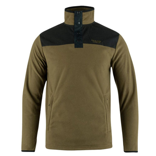 Jack Pyke | Snap Neck Fleece | Dark Mustard - Hunting Jumpers