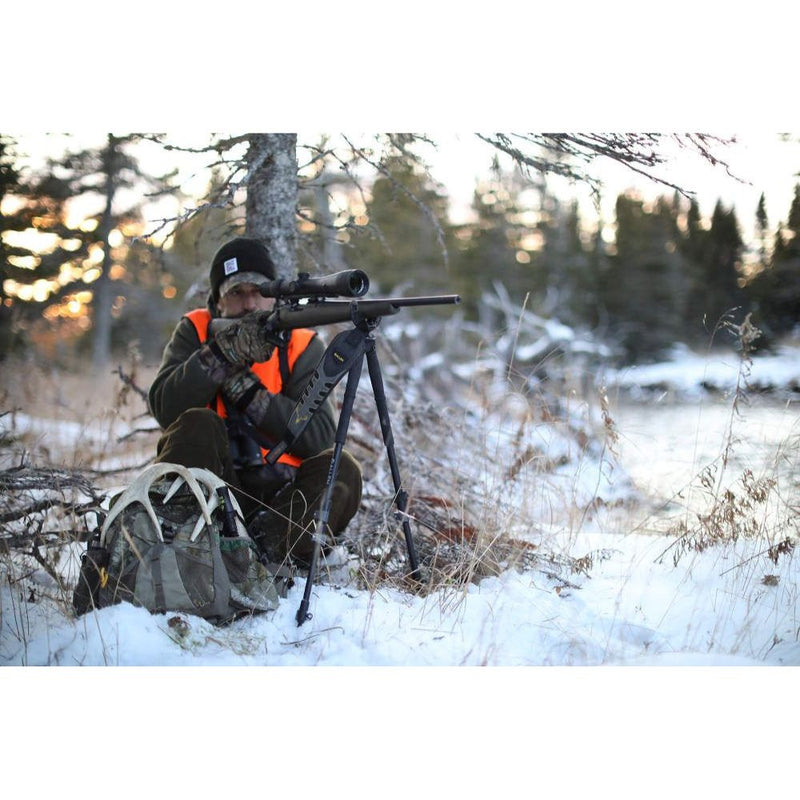 Load image into Gallery viewer, Allen | Aspen Nubuck BakTrak 2-Point Rifle & Shotgun Sling | Tested up to 500 Lbs. | Black/Clay - Gun Slings