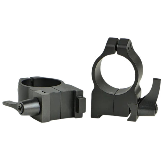 Warne | Rifle scope 1in Quick Detach CZ | High Matte Rings - Rifle Rings & Mounts