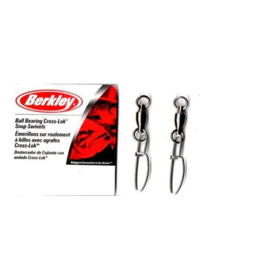 Berkley | Mcmahon Cross-Lok Swivels With Snaps - Snaps & Swivels