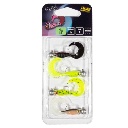 Fox  Rage | Micro Grub Tail MX UV CP Loaded 2 - Jig & Dropshot Lures