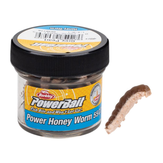 Berkley | PowerBait Power Honey Worm Grey Pearl - Powerbait in a Jar