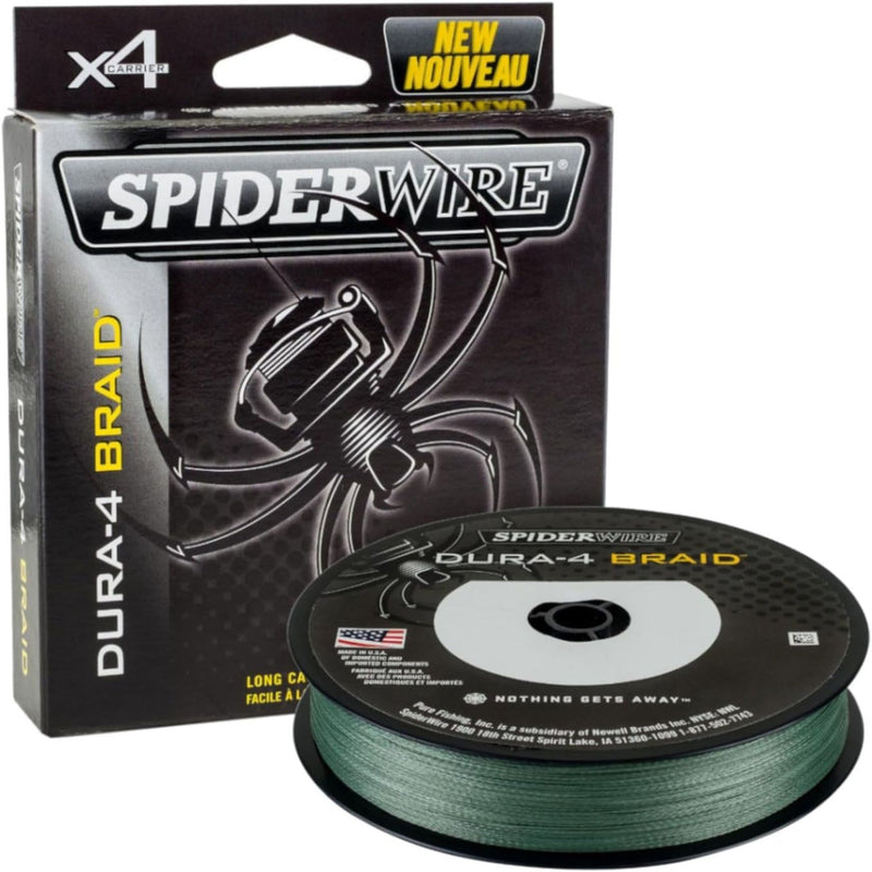Load image into Gallery viewer, Spiderwire | Dura-4 | Braided Fishing Line | 300m | Moss Green - Braided Lines