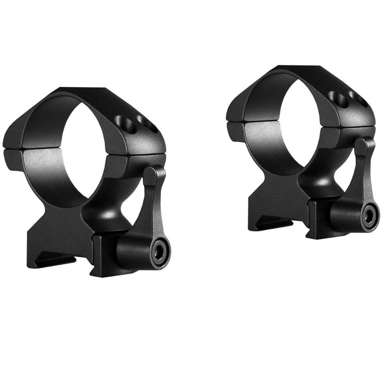 Load image into Gallery viewer, Hawke | Precision Steel Ring Mounts With Lever | 30mm | 2pce - Rifle Rings & Mounts