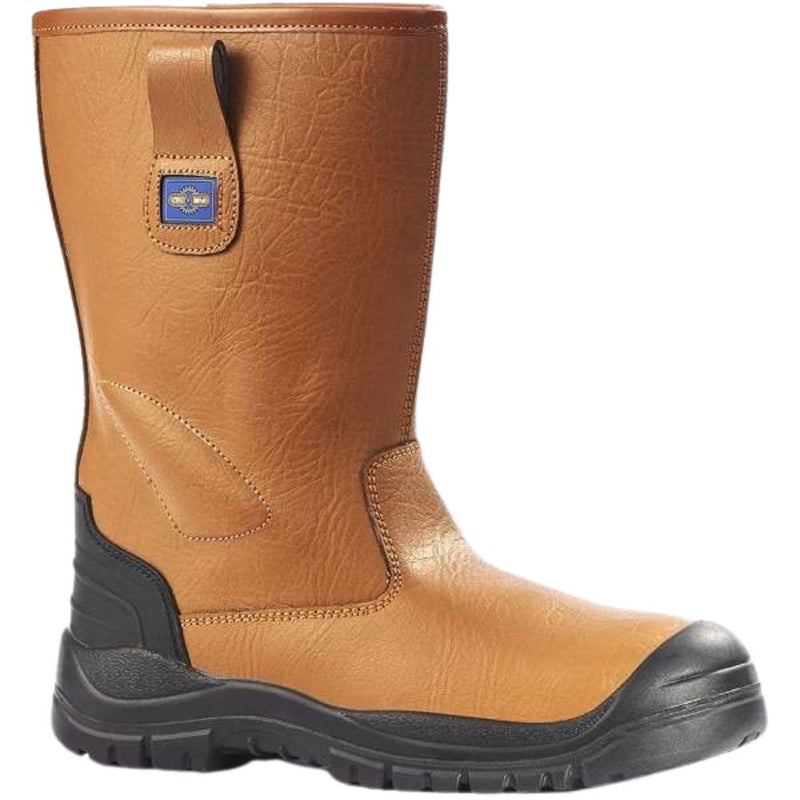 Load image into Gallery viewer, Proman | Chicago Fur-Lined S1P Safety Rigger Boot | Tan - Boots