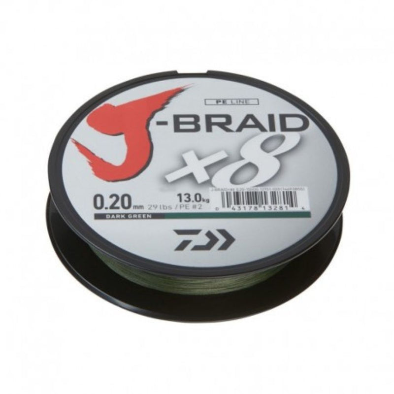 Load image into Gallery viewer, Daiwa | J-Braid X8 | 150m | Dark Green - Braided Lines