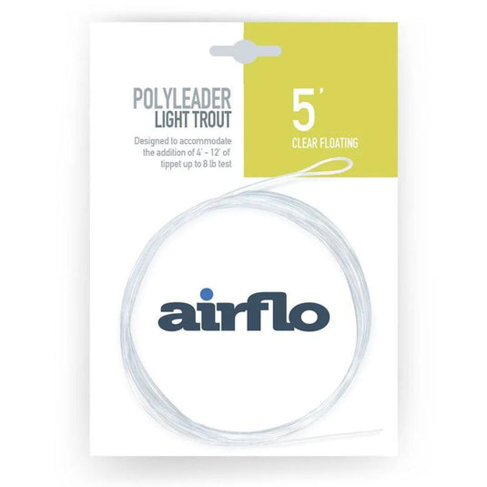 Airflo | Polyleader | Light Trout | 5' | Clear | Floating - Leaders & Tippets