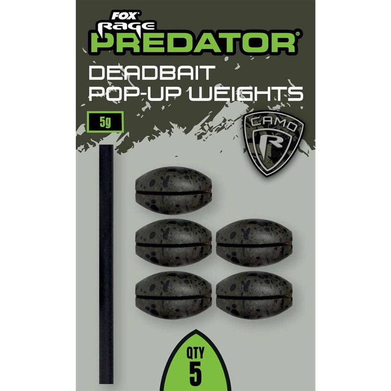 Load image into Gallery viewer, Fox Rage | Predator Camo Deadbait Pop-Up Weights - Predator Deadbaiting