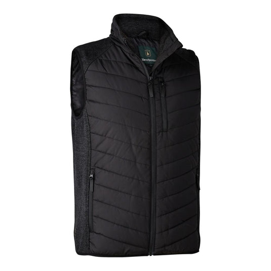 Deerhunter | Moor Padded Waistcoat | Black - Hunting Vests