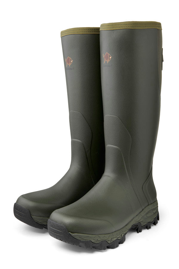 Load image into Gallery viewer, Gateway1 | Moor Country 18" 3mm Rubber Boots | Dark Green - Wellingtons