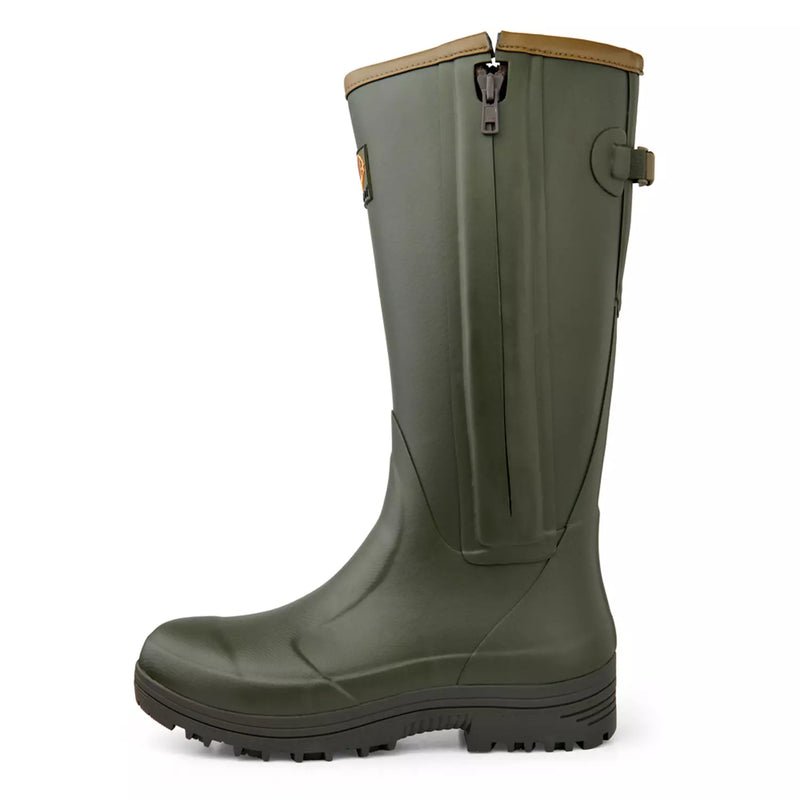 Load image into Gallery viewer, Gateway1 | Pheasant Game Boots | 18" 5mm side-zip | Dark Olive - Wellingtons