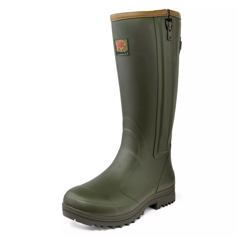 Load image into Gallery viewer, Gateway1 | Pheasant Game Boots | 18" 5mm side-zip | Dark Olive - Wellingtons