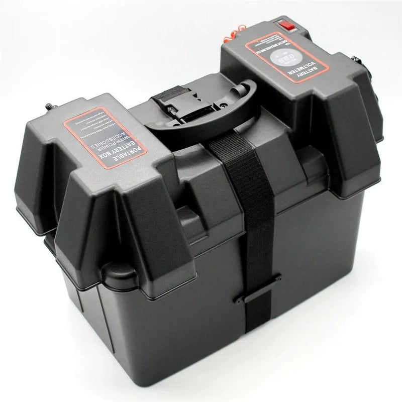 Load image into Gallery viewer, Wildhunter.ie - Marine Battery Box Storage with USB and sockets - Marine Batteries