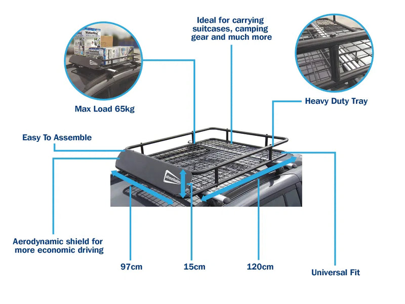 Load image into Gallery viewer, Streetwize | Cargo Roof Tray - Roof Box & Bars