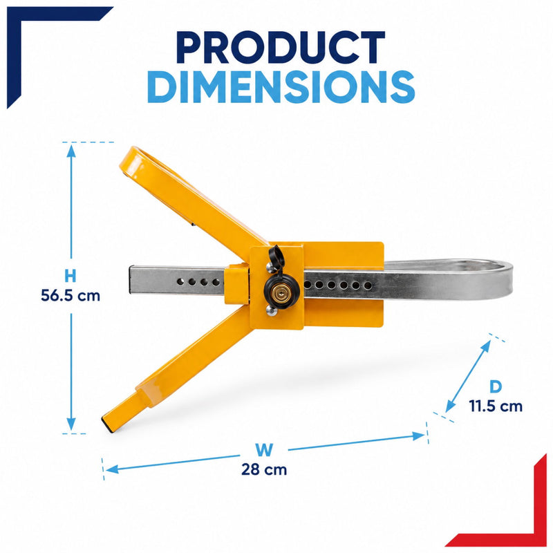 Load image into Gallery viewer, Streetwize Cross Face Wheel Clamp SWWL3