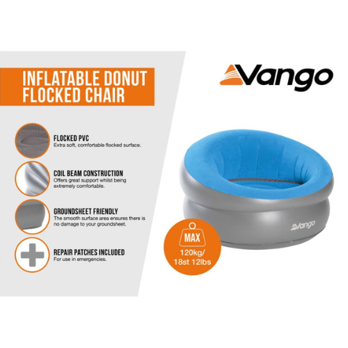 Load image into Gallery viewer, Wildhunter.ie - Vango | Inflatable Donut Flocked Chair - Chairs