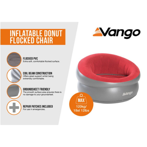 Load image into Gallery viewer, Wildhunter.ie - Vango | Inflatable Donut Flocked Chair - Chairs
