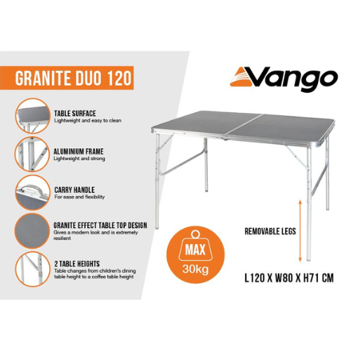 Load image into Gallery viewer, Wildhunter.ie - Vango | Granite Duo 120 Table - Camp Tables