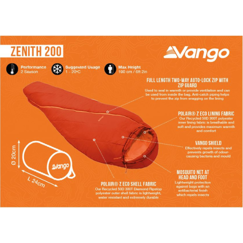 Load image into Gallery viewer, Wildhunter.ie - Vango | Zenith 200 Sleeping Bag - Sleeping Bags