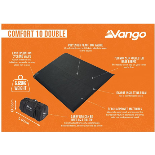 Load image into Gallery viewer, Wildhunter.ie - Vango | Comfort 10 Double Sleep Mat - Mats and Beds