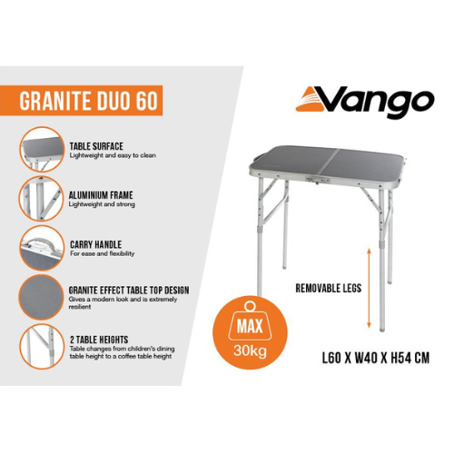 Load image into Gallery viewer, Wildhunter.ie - Vango | Granite Duo 60 Table - Camp Tables