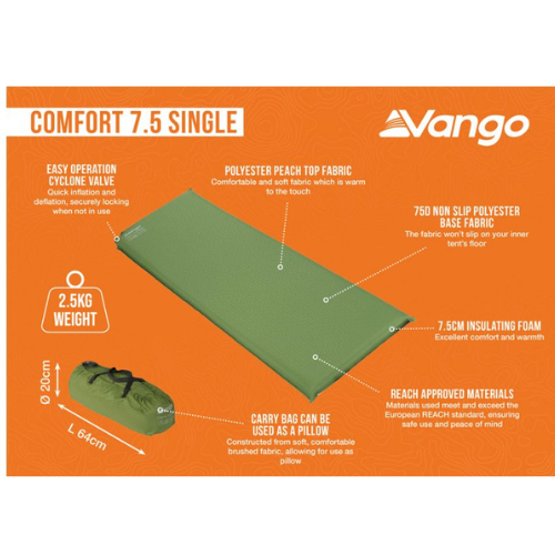 Load image into Gallery viewer, Wildhunter.ie - Vango | Comfort 7.5 Double Sleeping Mat -  Mats and Beds