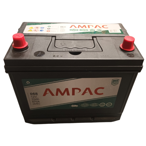 Wildhunter.ie - Ampac | 068 12v 70ah Starter Cranking Battery -  Batteries