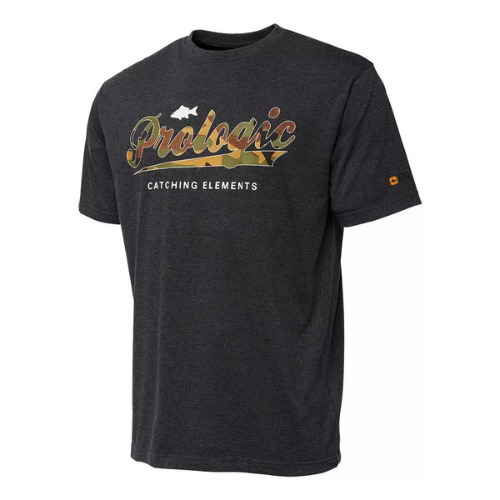 Wildhunter.ie - Prologic | Cami Logo T-Shirt | Grey Melange -  Fishing Tshirts