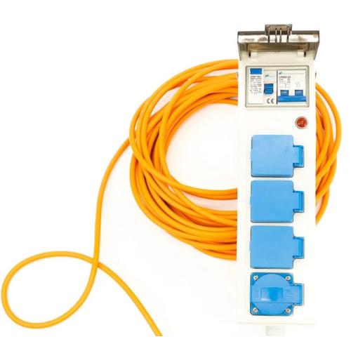 Load image into Gallery viewer, Wildhunter.ie - Leisurewize | Acclaim Range 5 Way Mobile Mains Unit | 15m Cable - Auto & Caravan