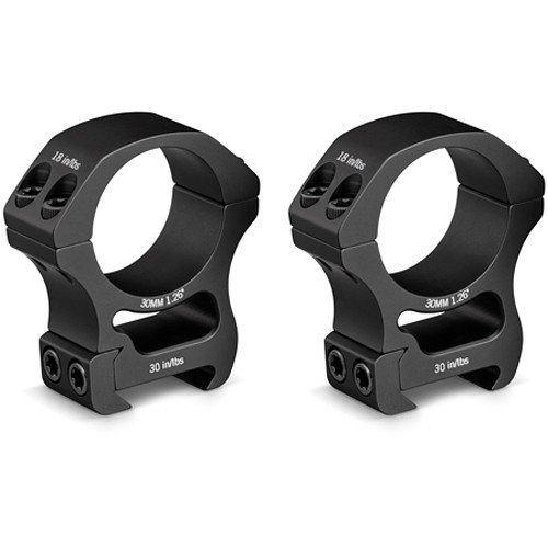 Wildhunter.ie - Vortex | Pro Series Riflescope Ring Pair | 30mm | Aluminum | High | Matte Black -  Rifle Rings & Mounts