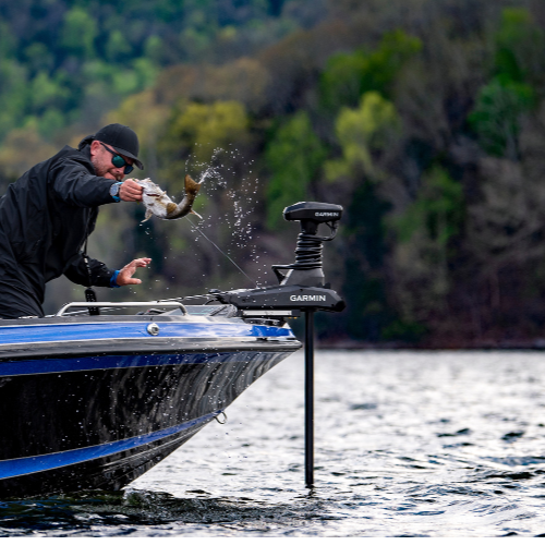 Load image into Gallery viewer, Wildhunter.ie - Force® | Kraken Trolling motor | Black 75" Trolling Motor with GT56UHD-TR Transducer - Electric Engines