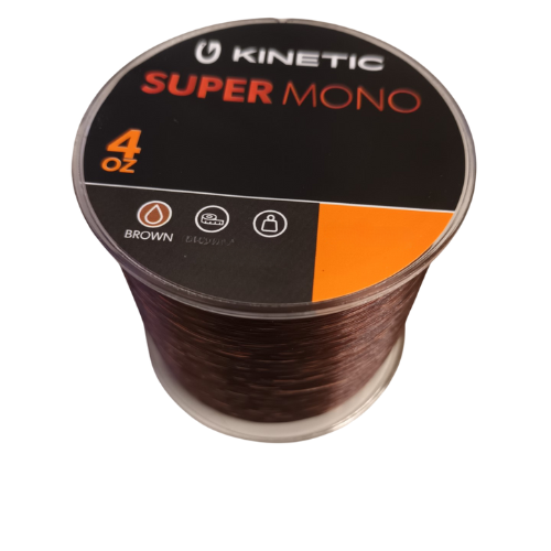 Wildhunter.ie - Kinetic | Super Mono | 4oz | Brown -  Monofilament Lines