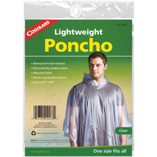 Coghlan | Poncho | Clear - Fishing Jackets