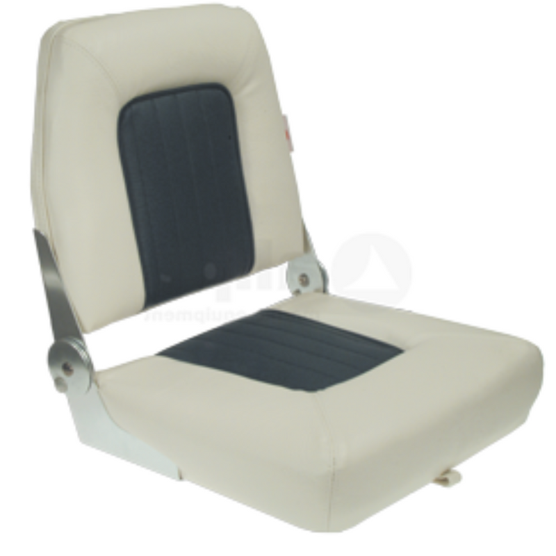 Load image into Gallery viewer, Allpa | Coach Folding Upholstered Boat Chair | White - Boat Seats