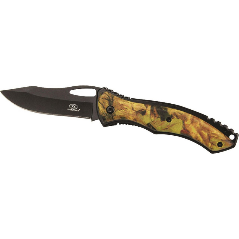 Load image into Gallery viewer, Highlander | Eagle Camo Knife | Black - Knives & Axes