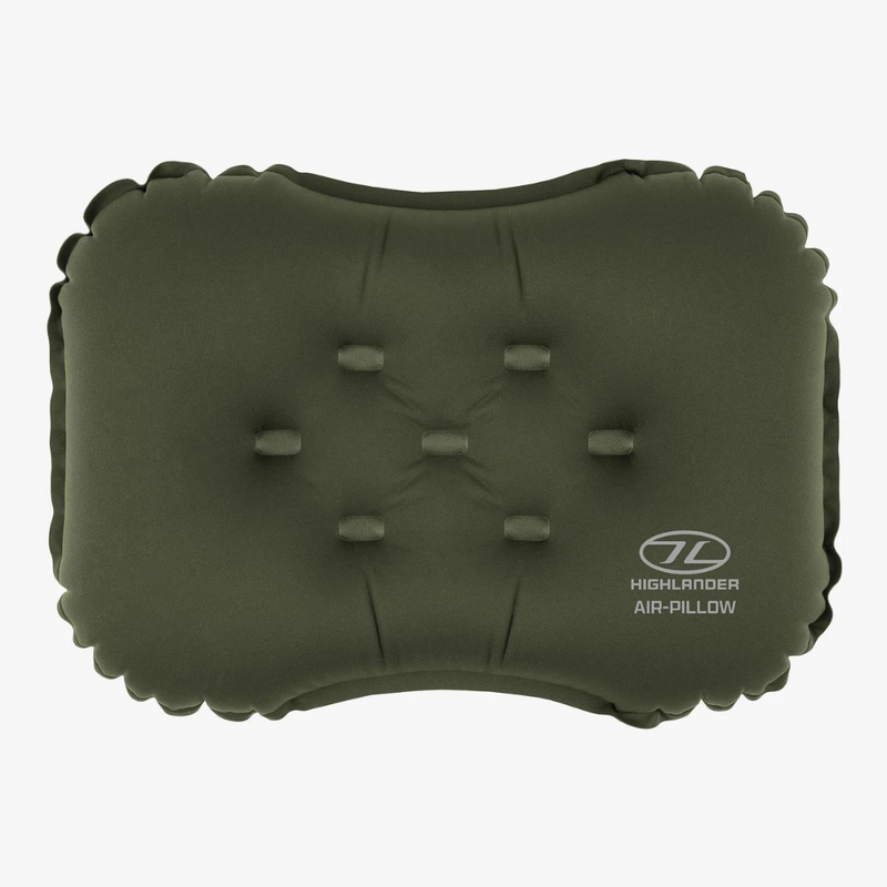 Load image into Gallery viewer, Highlander | Nap Pak Camping Air Pillow | Olive - Mats and Beds