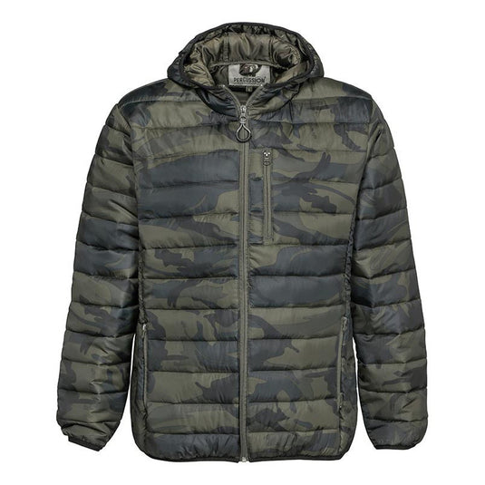 Percussion | Trek Hooded Down Jacket | Camo - Hunting Jackets