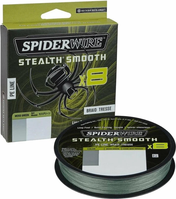 Load image into Gallery viewer, SpiderWire | Stealth Smooth8 | x8 PE Braid | 150m | Moss Green - Braided Lines