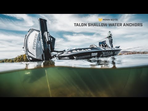 Load and play video in Gallery viewer, Minn Kota | Talon Shallow Water Anchor | 15ft/4.5m | Black