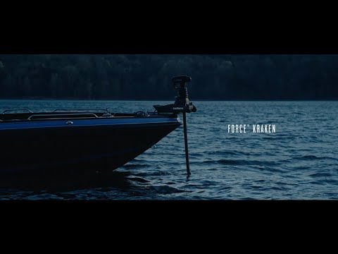 Load and play video in Gallery viewer, Garmin Force® | Kraken Trolling motor | Black Trolling Motor with GT56UHD-TR Transducer | *PRE-ORDER