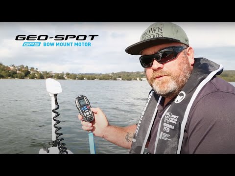 Load and play video in Gallery viewer, Watersnake | Geo-Spot GPS 65LB 60" Shaft | Electric Bow Mount Trolling Motor