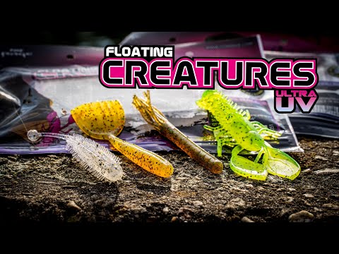 Load and play video in Gallery viewer, Fox Rage | Ultra UV Floating Creatures | Swing Ball | 7cm | 8pcs