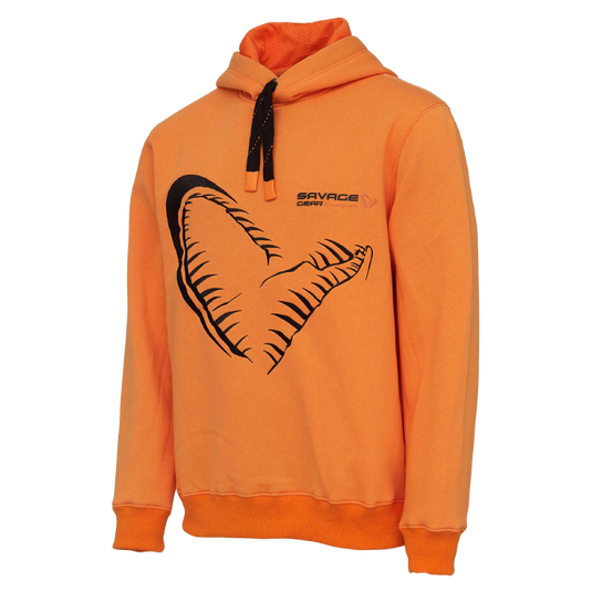 Wildhunter.ie - Savage Gear | Mega Jaw Hoodie | Sun Orange -  Fishing Jumpers 