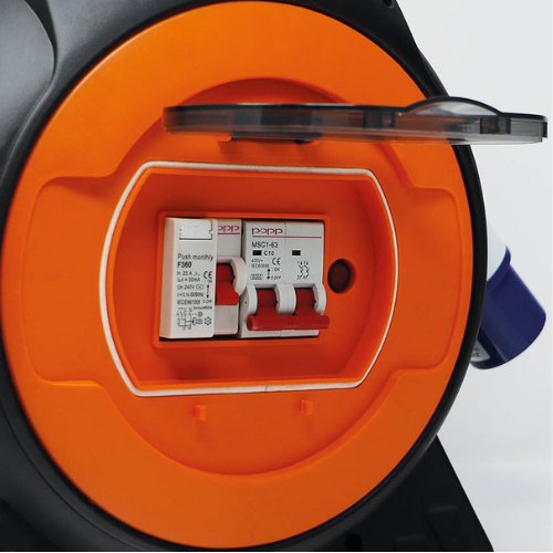 Load image into Gallery viewer, Wildhunter.ie - Maypole | 15M Roller Mobile Mains Power Unit With LED Light - Car & Caravan Accessories