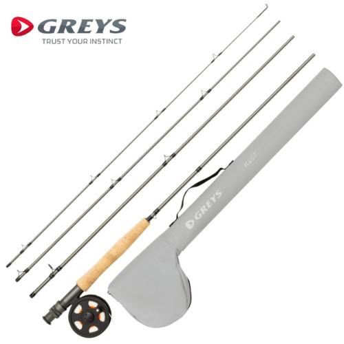 Greys, Fly Fishing Rod-Reel Combo Kit, K4ST 10′