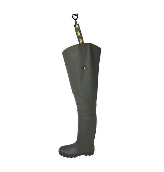 Wildhunter.ie - Pros | Thigh Waders PVC | Olive -  Waders