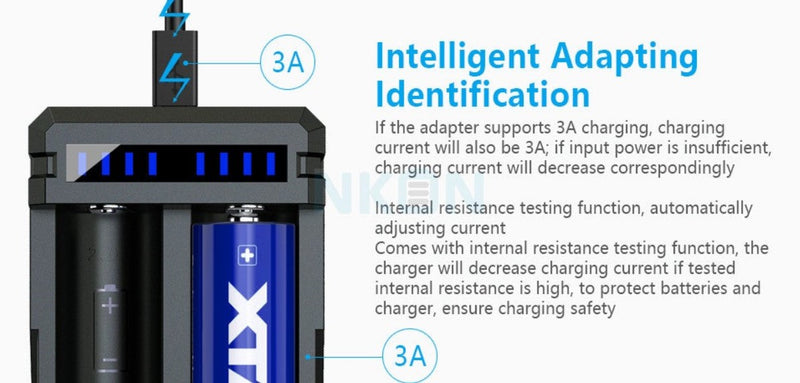 Load image into Gallery viewer, Wildhunter.ie - XTAR SC2 battery charger for 18650 / 20700 / 21700 - Batteries