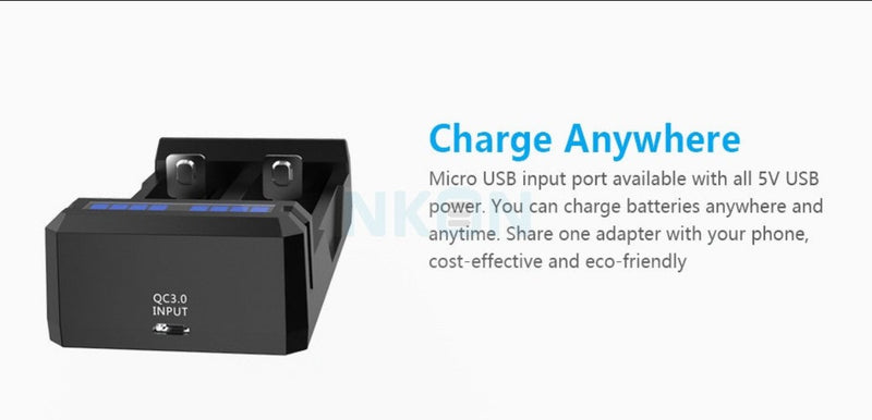 Load image into Gallery viewer, Wildhunter.ie - XTAR SC2 battery charger for 18650 / 20700 / 21700 - Batteries